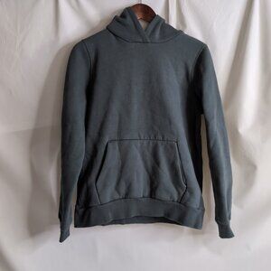 MPG Sport Men's Teal Pullover Hoodie with Zipper Pocket, Medium
